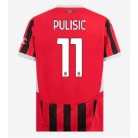 Fotbalové Dres AC Milan Christian Pulisic #11 Domácí 2024-25 Krátký Rukáv